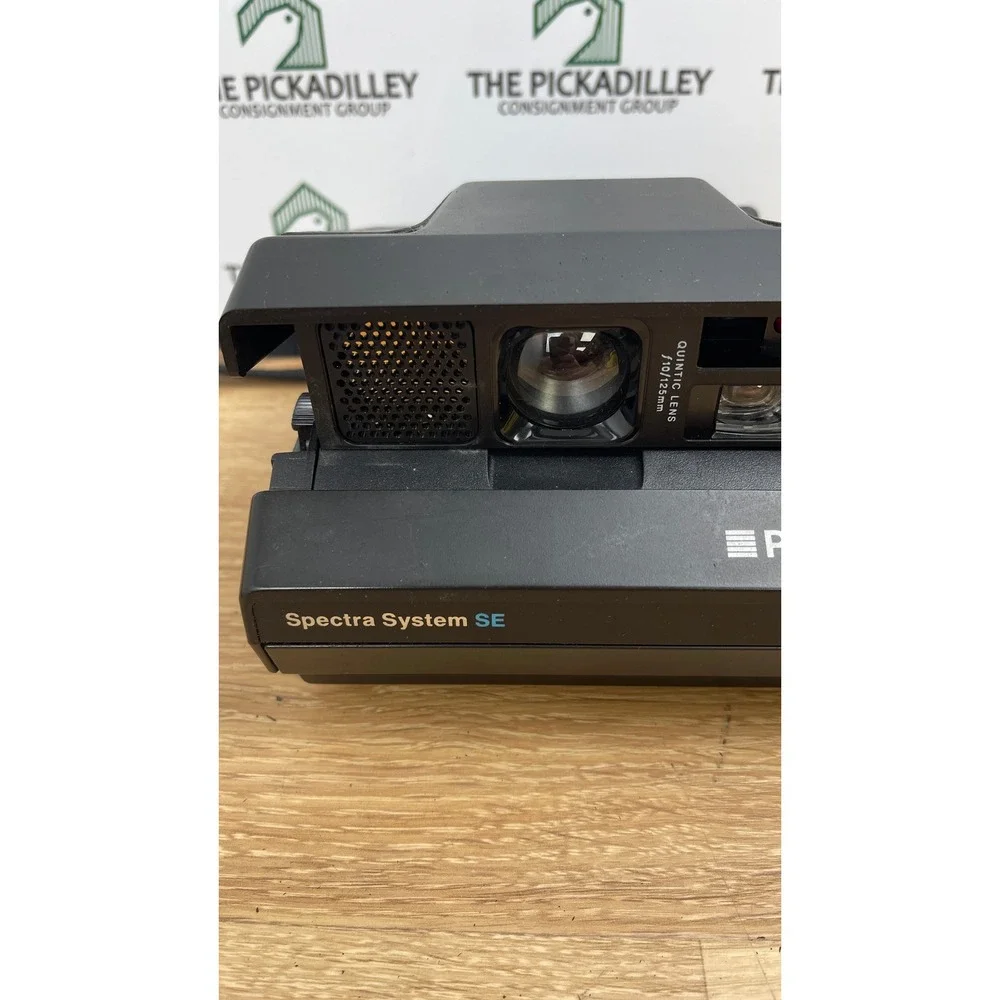 Polaroid Spectra System SE Instant Film Camera Black Quintic Lens f10/125mm
